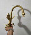Unlacquered Brass Swan Bathroom Faucet