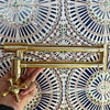 Unlacquered Brass Wall Mounted Pot Filler Faucet - 21" - The House Of Brass