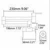 Unlacquered Brass Wall Mounted Pot Filler Faucet – Folding Arm, Above Stove | Solid Brass - The House Of Brass