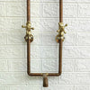 Vintage Copper Wall Mounted Kitchen & Bathroom Faucet – Solid Copper & Brass, 9" Spout - The House Of Brass